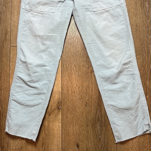 AMO Army Babe Linen Cargo Pants in Seafoam Size 24 - Picture 7 of 8